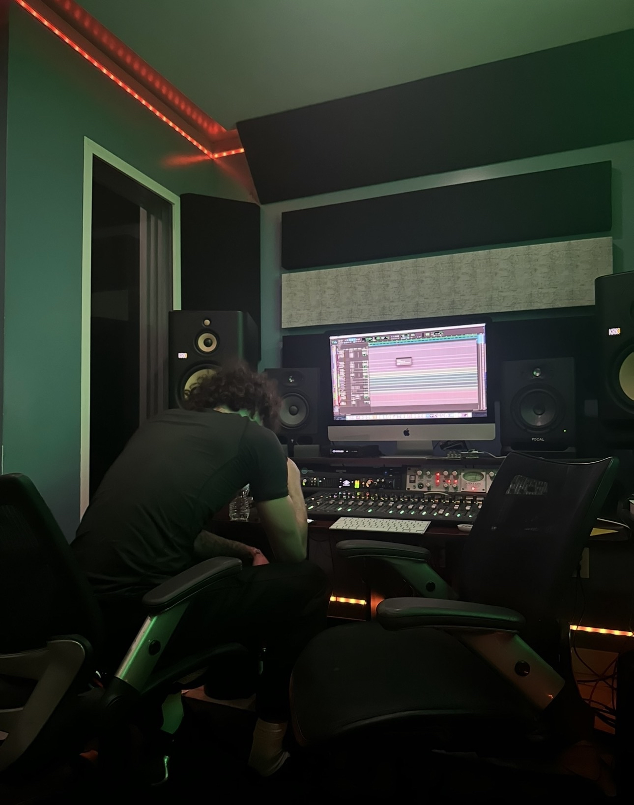 Mixing session